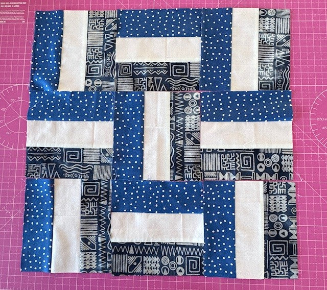 Rail Fence Sampler Quilt Block Pattern