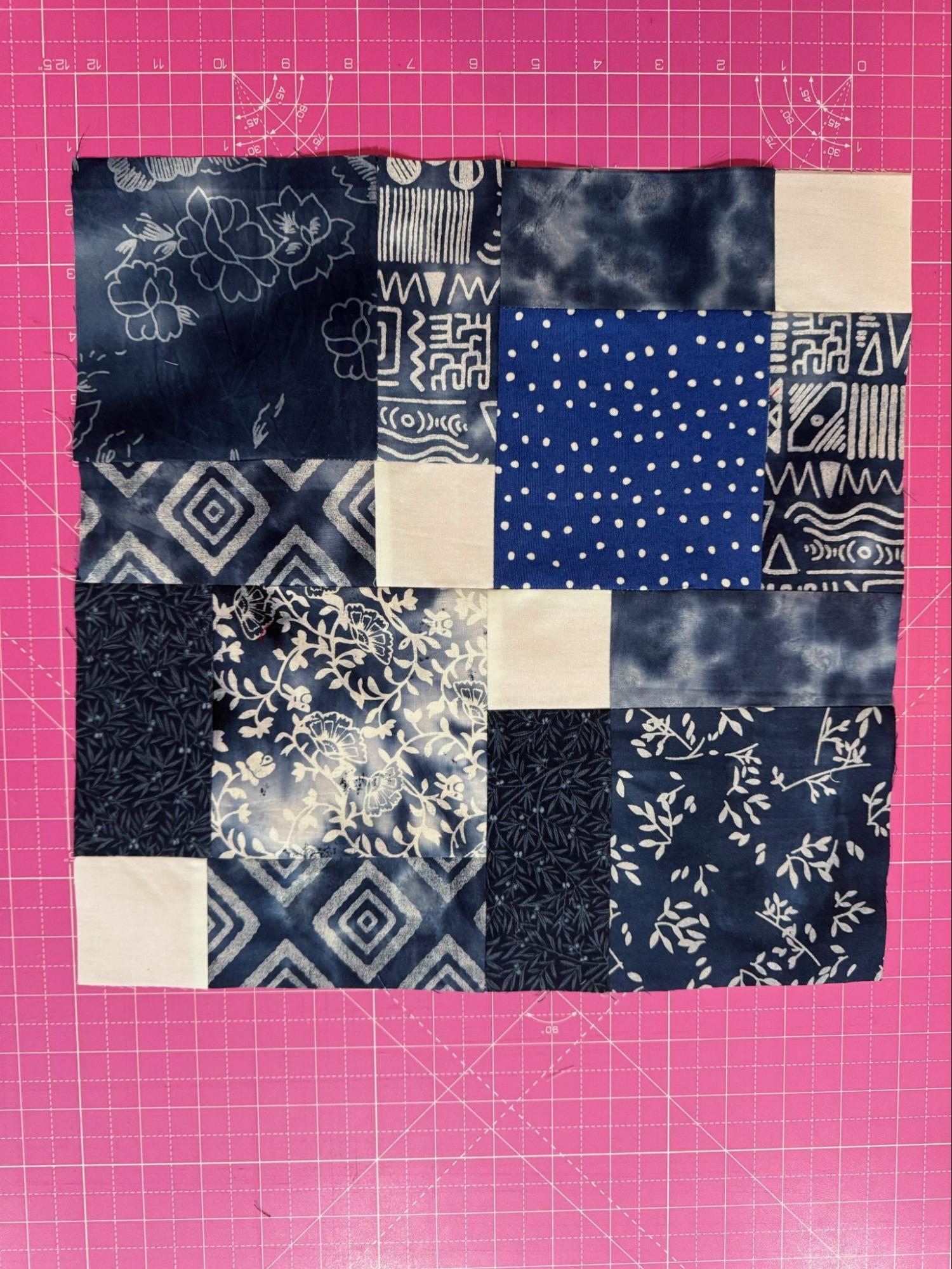 Disappearing 9 Patch Pattern